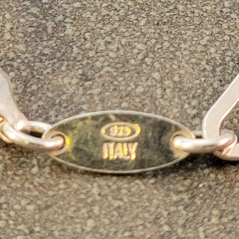Sterling Paulo Romeo 21" Paperclip Style Chain Necklace - Picture 7 of 7